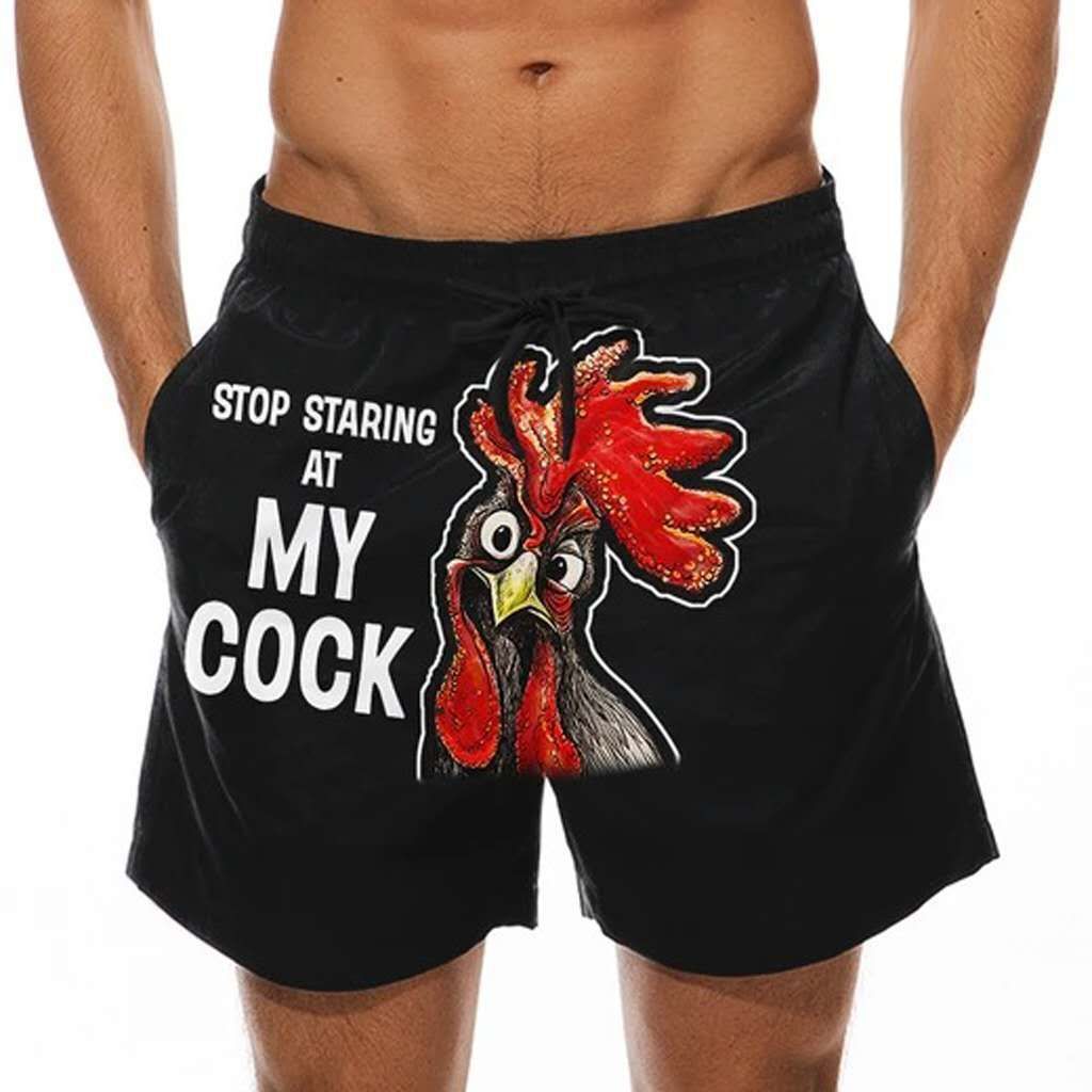 3D Digital Printing Creative Spoof Shorts